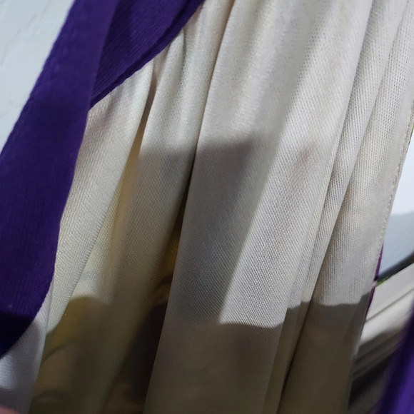 Lane Bryant Yellow, Purple and Green Floral Sleeveless Maxi Dress in Size 18/20 - Picture 9 of 12